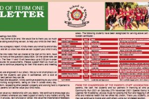 Secondary End of Term 1 Newsletter 2021